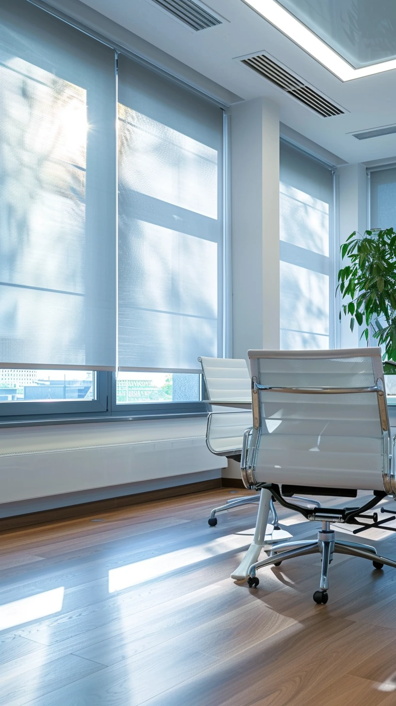Rollostoffe Arbeitszimmer